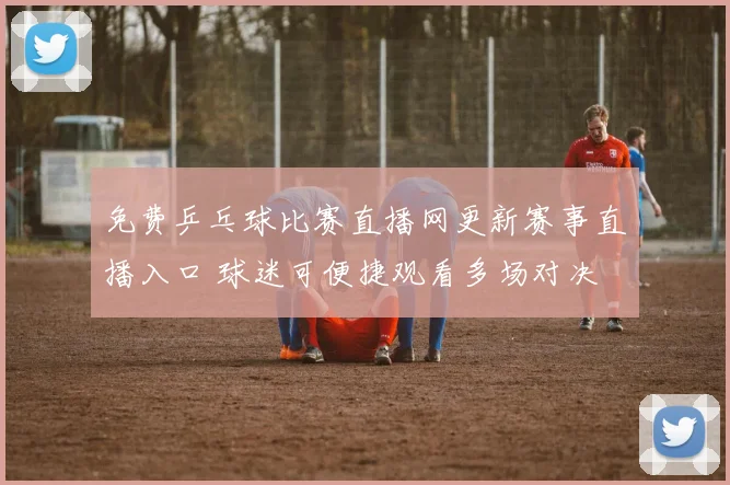 免费乒乓球比赛直播网更新赛事直播入口 球迷可便捷观看多场对决