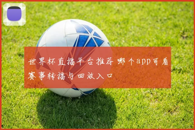 世界杯直播平台推荐 哪个app可看赛事转播与回放入口